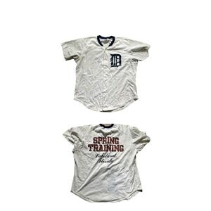 Vintage Rawlings Detroit Tigers Spring Training Baseball Jersey XL